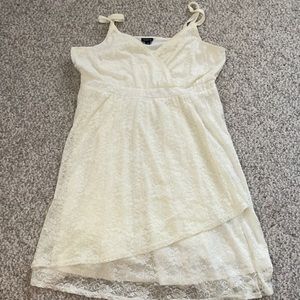 Lace white dress